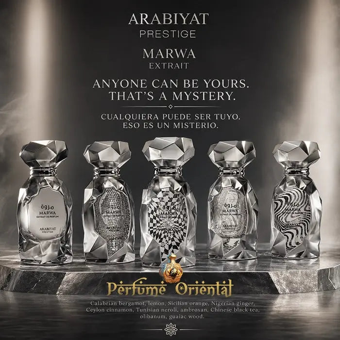 Marwa Extrait De Parfum 60 Ml Arabiyat Prestige Colección De Cinco Diseños Mystery