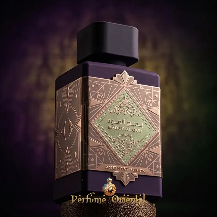 Frasco De Badee Al Oud Amethyst Fusion Lattafa Eau De Parfum 100 Ml