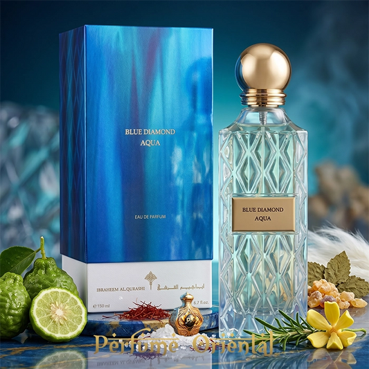 BLUE DIAMOND AQUA de IBRAHIM AL QURASHI (IBRAQ)-150ML-Unisex Perfume Oriental
