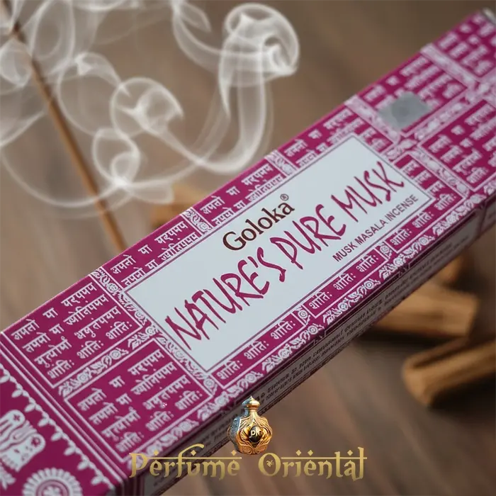 Incienso natural de musk GOLOKA – Ideal para purificar el ambiente y atraer serenidad interior.