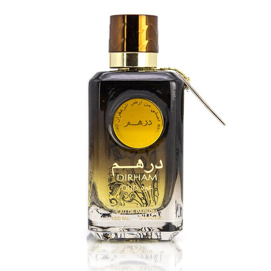 perfume dirham oud de ard al zaafaran botella