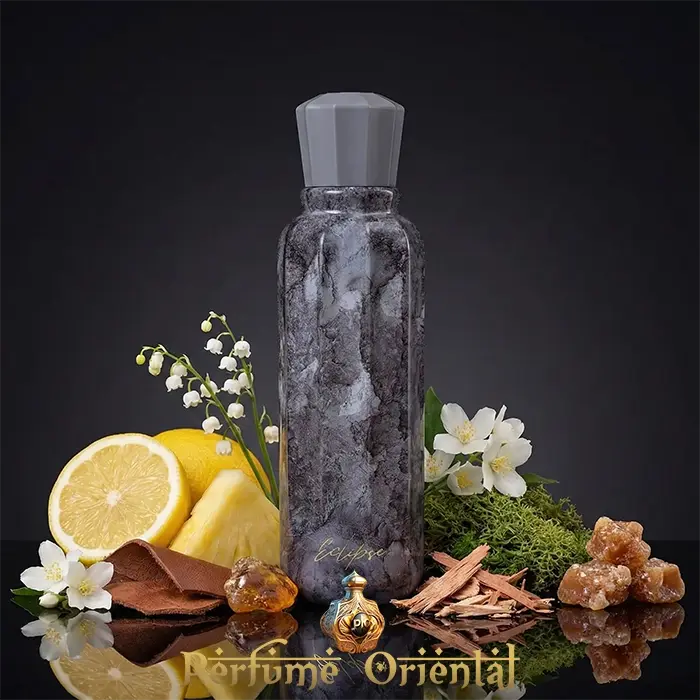 Eclipse Naseem Sky Collection 100ml perfume árabe con limón, flores blancas, maderas y resinas sin alcohol