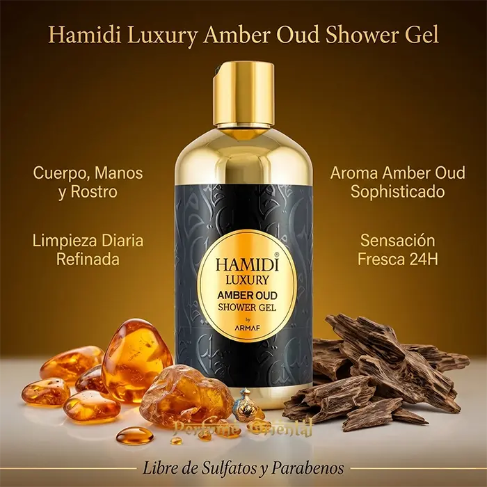 Hamidi Luxury Amber Oud Shower Gel de HAMIDI