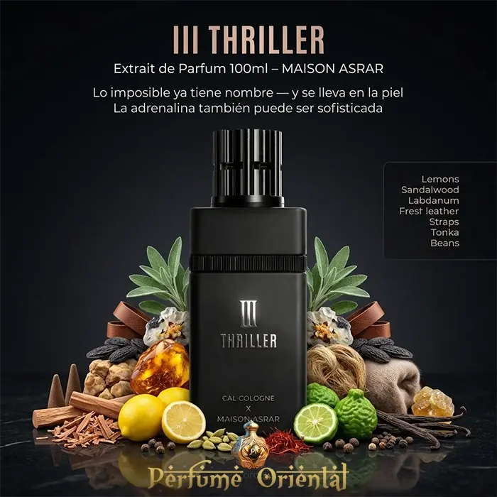 III THRILLER Extrait de Parfum 100ml – MAISON ASRAR Perfume Oriental