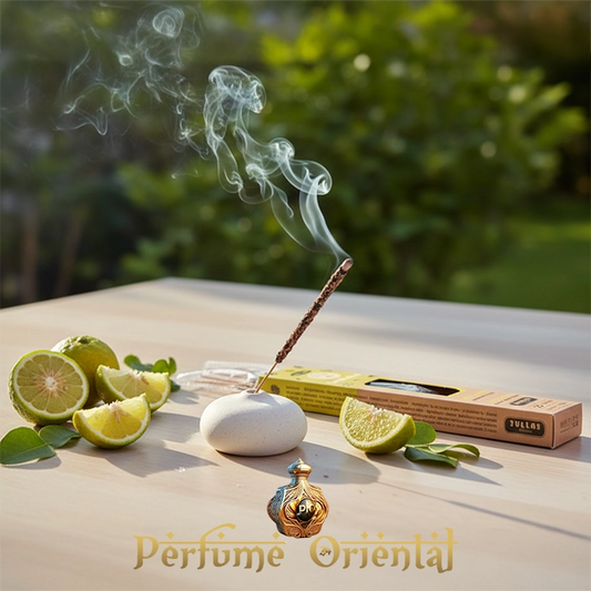 Varillas de incienso orgánico ULLAS Bergamota – Hechas a mano con resinas y aceites esenciales naturales.