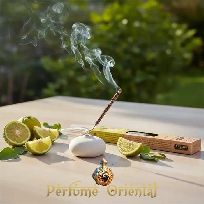 Varillas de incienso orgánico ULLAS Bergamota – Hechas a mano con resinas y aceites esenciales naturales.
