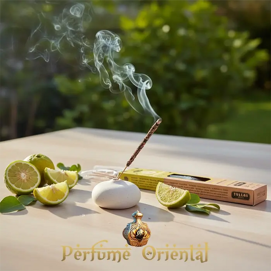 Varillas de incienso orgánico ULLAS Bergamota – Hechas a mano con resinas y aceites esenciales naturales.