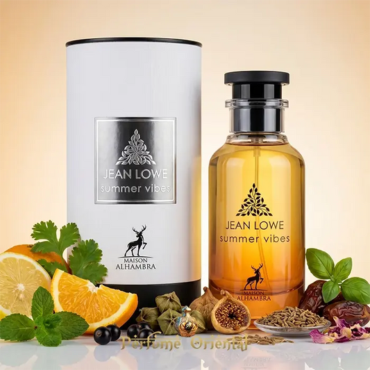 Jean Lowe Summer Vibes Maison Alhambra Con Caja Perfume Arabe Unisex Fragancia Citrica Verde Frutal De Verano