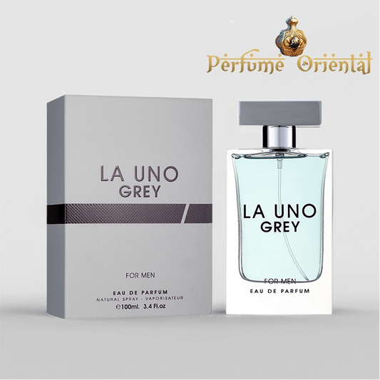 La Uno grey perfume oriental arabe de hombre fragrance world