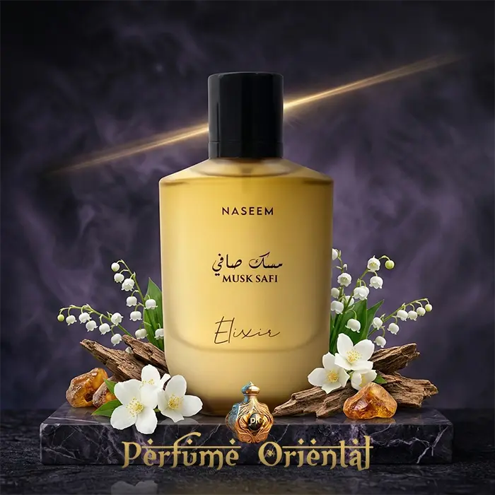 Musk Safi Elixir 100ml by Naseem oriental musk perfume amber woody composition
