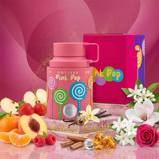 Odyssey Pink Pop Armaf Perfume Con Caja Presentación Completa Aroma Dulce Floral Y Afrutado Femenino