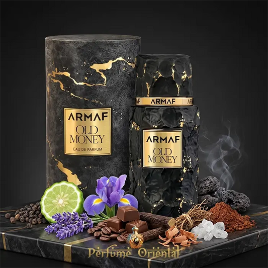 Old Money Armaf Con Caja Perfume Masculino De Lujo Con Iris Dulce Amaderado Y Toque Mineral Moderno