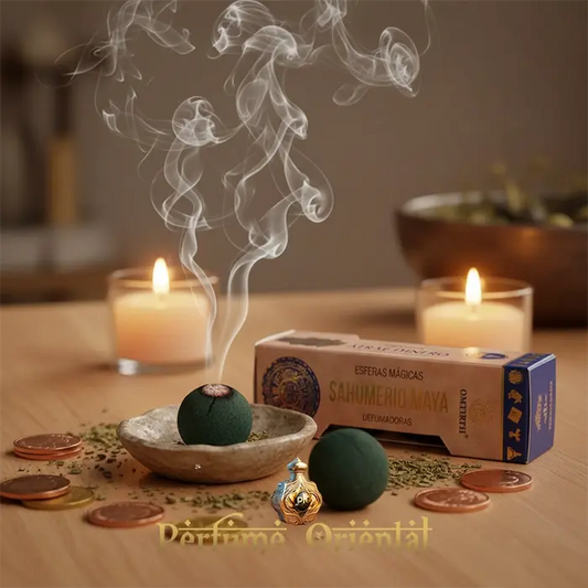 Esferas mágicas OMTIRTH para atraer dinero – Incienso ritual artesanal de resina y hierbas sagradas.