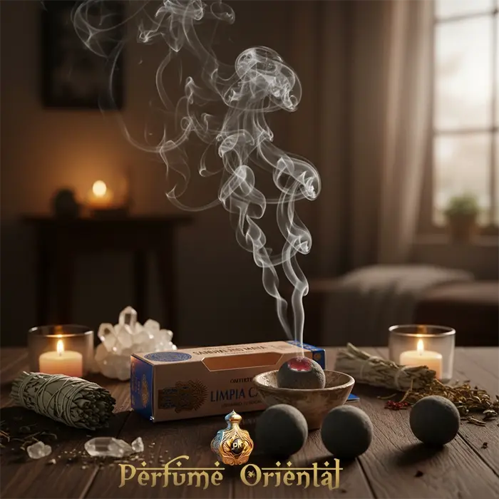 Esferas mágicas OMTIRTH Limpia Casas – Incienso ritual artesanal para protección y armonía espiritual.