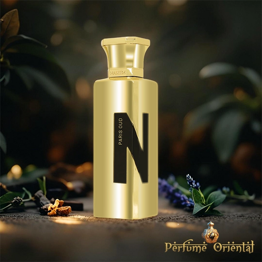 PARIS OUD de NASEEM – Perfume oriental romántico con labdanum, lavanda, vainilla, ámbar y benjuí inspirado en las noches de París
