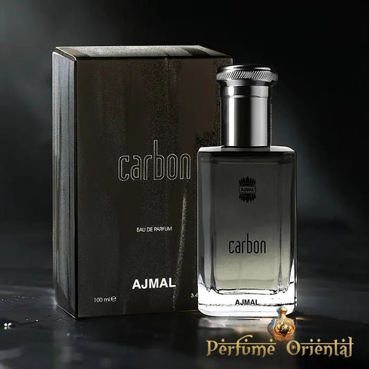 Fragancia masculina CARBON AJMAL intensa, fresca y amaderada
