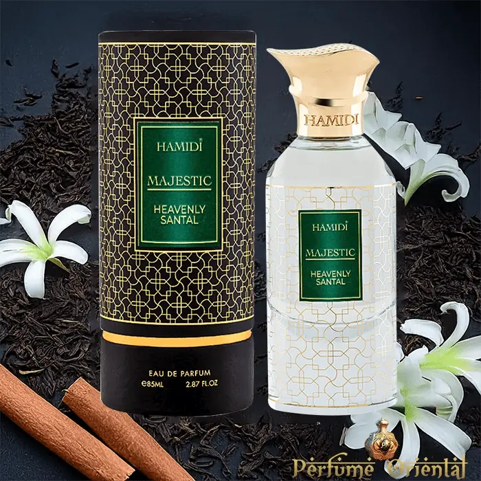 Perfume MAJESTIC HEAVENLY SANTAL-85ml-Hamidi sin alcohol