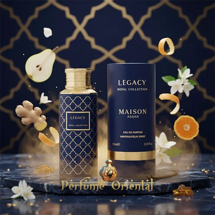 Fragancia de pera, jengibre y ámbar LEGACY MAISON ASRAR