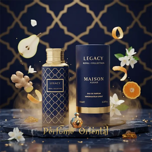 Fragancia de pera, jengibre y Γ‘mbar LEGACY MAISON ASRAR