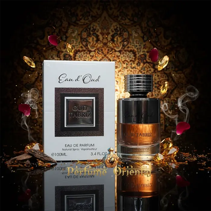Perfume FRENCH AVENUE OUD TABRIZ Eau de Parfum 100 ml, fragancia oriental amaderada inspirada en Oud Wood de Tom Ford