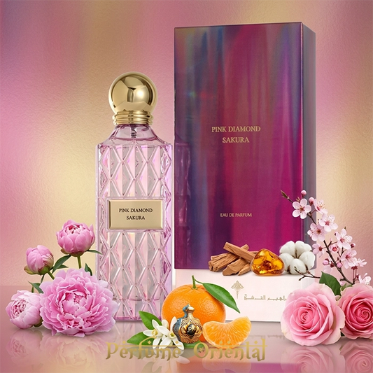 PINK DIAMOND SAKURA de IBRAHIM AL QURASHI (IBRAQ)-150Ml-Mujer Perfume Oriental