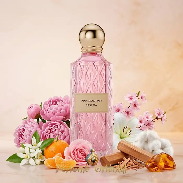 PINK DIAMOND SAKURA de IBRAHIM AL QURASHI (IBRAQ)-150Ml-Mujer Perfume Oriental