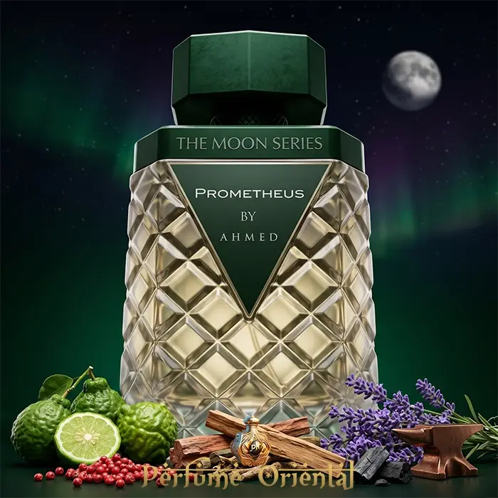 prometheus ahmed al maghribi perfume arabe masculino extrait de parfum 100ml fragancia amaderada aromatica elegante con vetiver y cedro