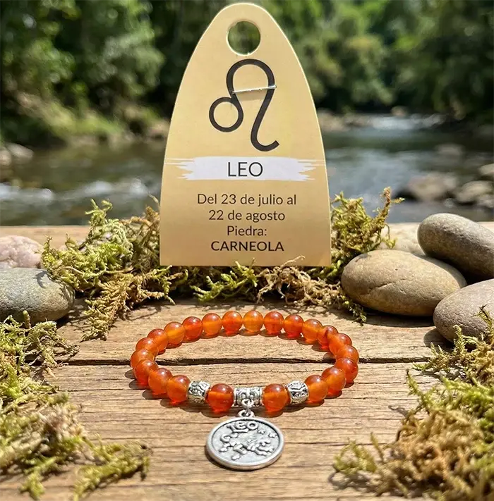 pulsera-horoscopo-leo-carneola-6mm-aurystone