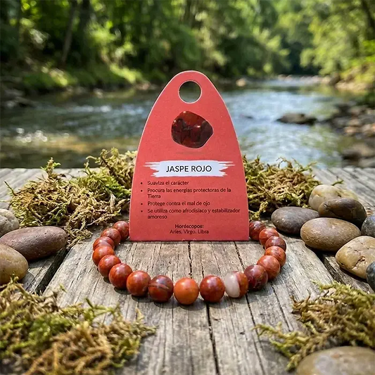 Pulsera de Jaspe Rojo – Protección y Estabilidad Emocional AURYSTONE