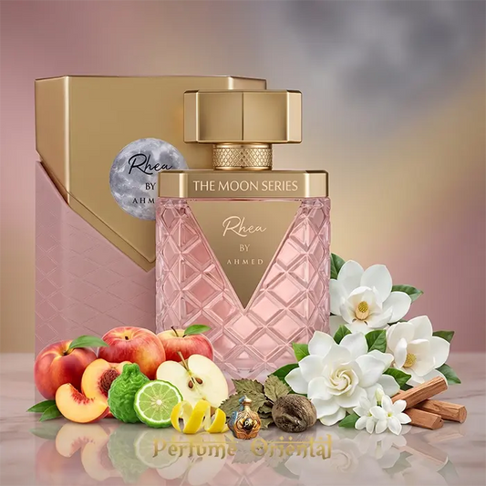 rhea ahmed al maghribi perfume arabe femenino 100ml con caja original fragancia floral luminosa dulce elegante de lujo