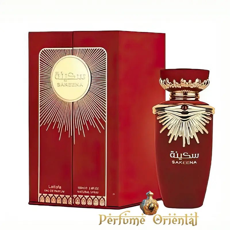 perfume arabe oriental de mujer sakeena de lattafa