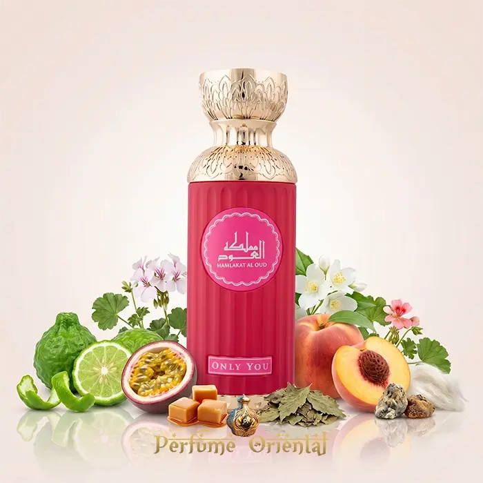 seerati only you mamlakat al oud perfume arabe unisex 100ml fragancia afrutada dulce con melocoton fruta de la pasion y almizcle