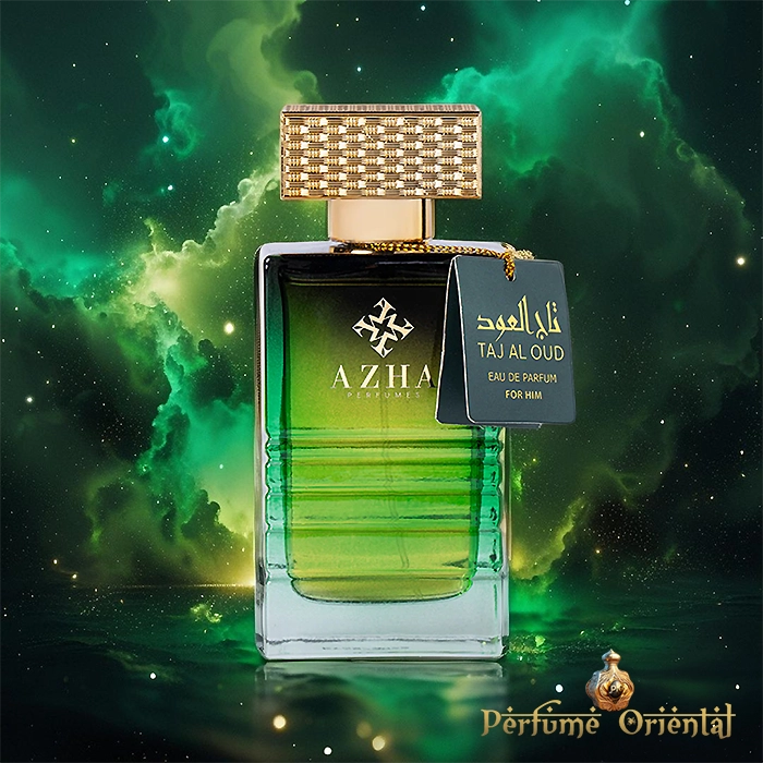 TAJ AL OUD de AZHA PERFUMES – Perfume oriental masculino con azafrán, oudh, sándalo, patchouli, vainilla y ámbar