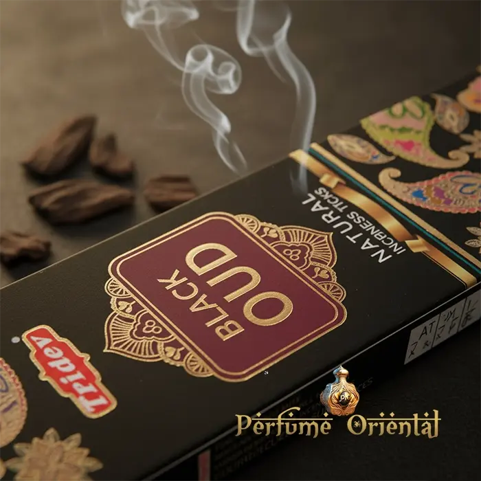 Incienso de oud artesanal TRIDEV – Ideal para armonizar, relajar y elevar la energía del hogar.