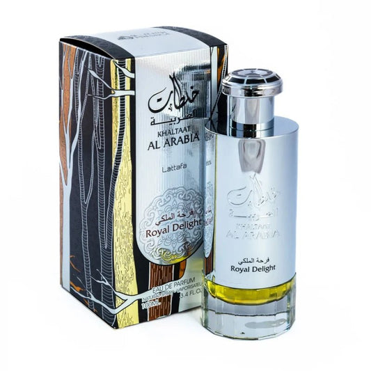 Perfume KHALTAT AL ARABIA ROYAL DELIGHT SILVER-Lattafa