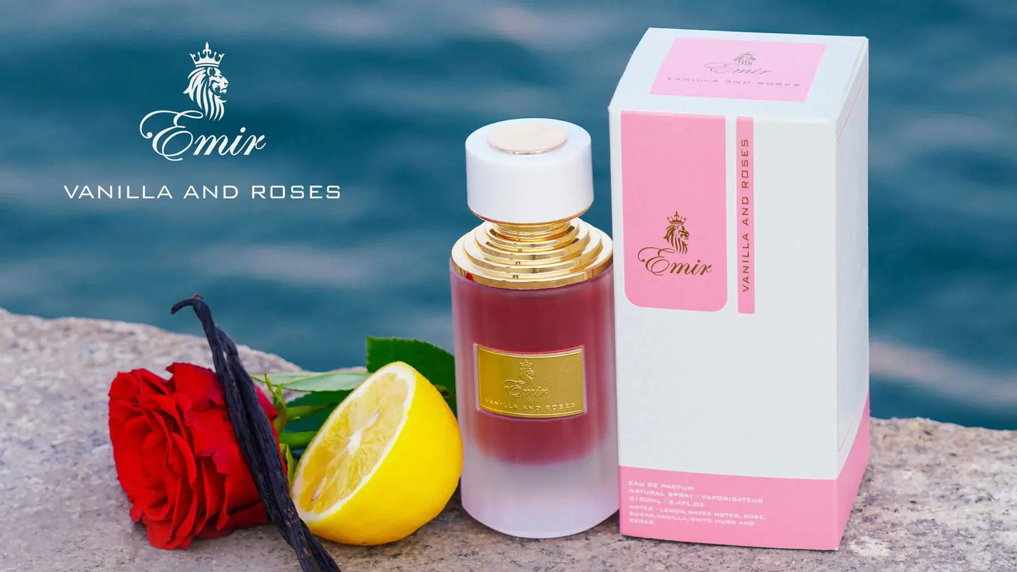 Vanilla and Roses Emir - Paris Corner perfume oriental box