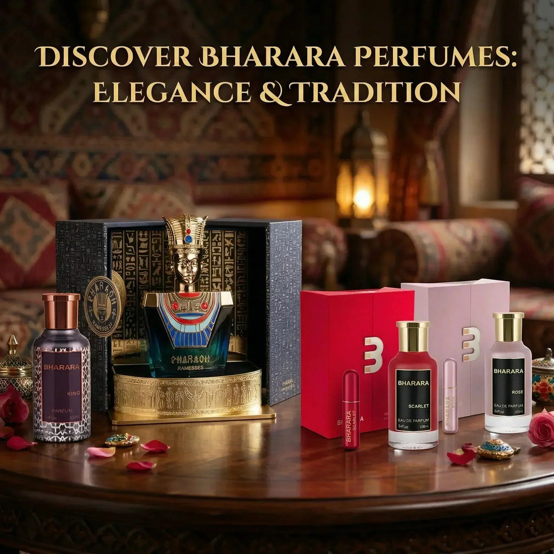 Guía de perfumes Bharara: King, Bleu y la colección Pharaoh - Perfume Oriental
