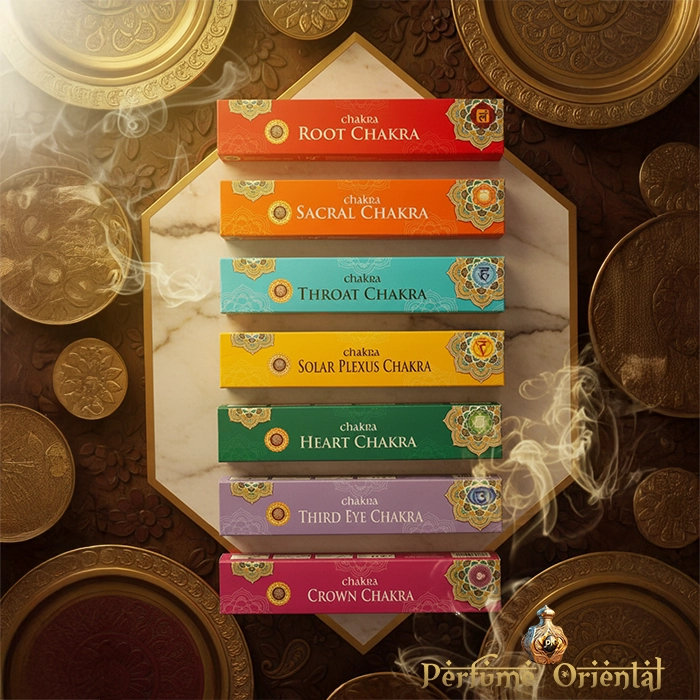 Pack de Incienso 7 Chakras de Karnataka Fragrance