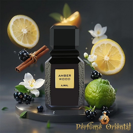 AMBER WOOD de AJMAL perfume masculino original oriental