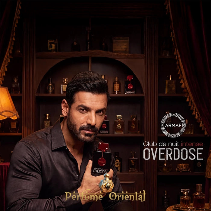 Club De Nuit Intense Overdose Armaf Perfume Publicidad Con Modelo Fragancia Masculina Elegante Y Sofisticada