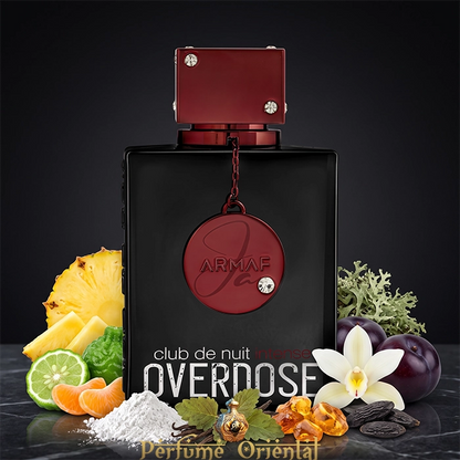 Club De Nuit Intense Overdose Armaf Perfume Botella Sin Caja Aroma Masculino Con Piña Cítricos Y Ámbar