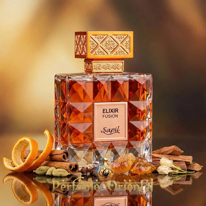 SAPIL ELIXIR FUSION perfume árabe femenino frutal floral gourmand