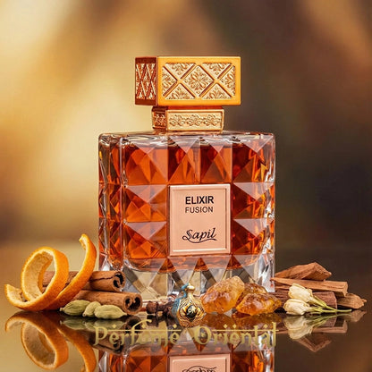 SAPIL ELIXIR FUSION perfume árabe femenino frutal floral gourmand