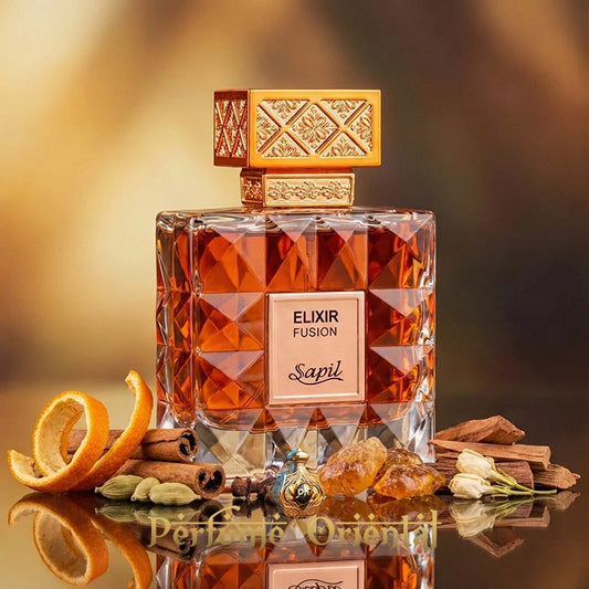 SAPIL ELIXIR FUSION perfume árabe femenino frutal floral gourmand