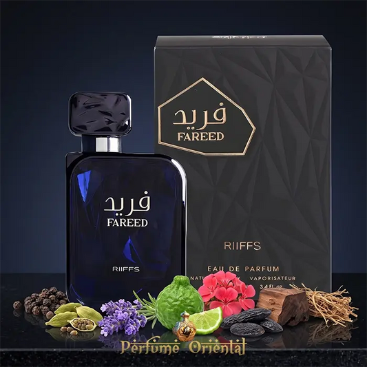 Fareed Riiffs Perfume Arabe Hombre Con Caja 100ml Fragancia Fresca Especiada Amaderada Elegante Para Uso Diario