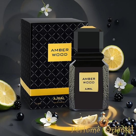Fragancia de lujo para hombres AMBER WOOD de AJMAL oriental exclusiva

