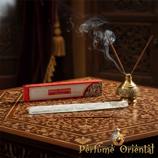 Money Drawing Incense Sticks de Tulasi – incienso oriental artesanal para atraer prosperidad y abundancia