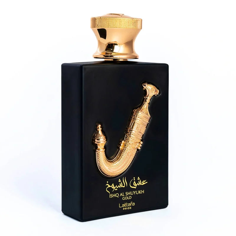 Perfume Ishq Al Shuyukh Gold de Lattafa Pride Coleccion