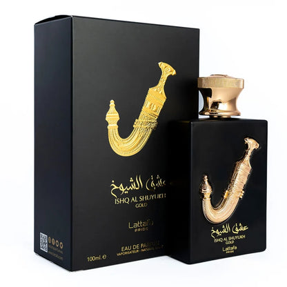 Ishq Al Shuyukh Gold Perfume Oriental de Lattafa Pride inspirado en Rosendo Mateu no 5