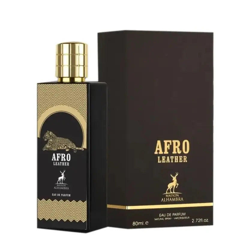 perfume afro leather de maison alhambra